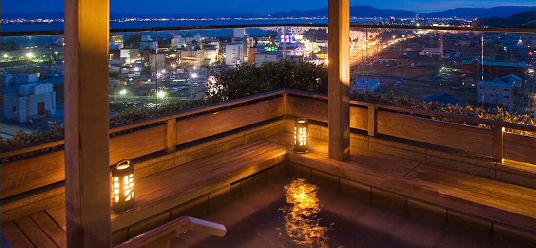 Sample the different hot spring baths at Ogoto Onsen.
